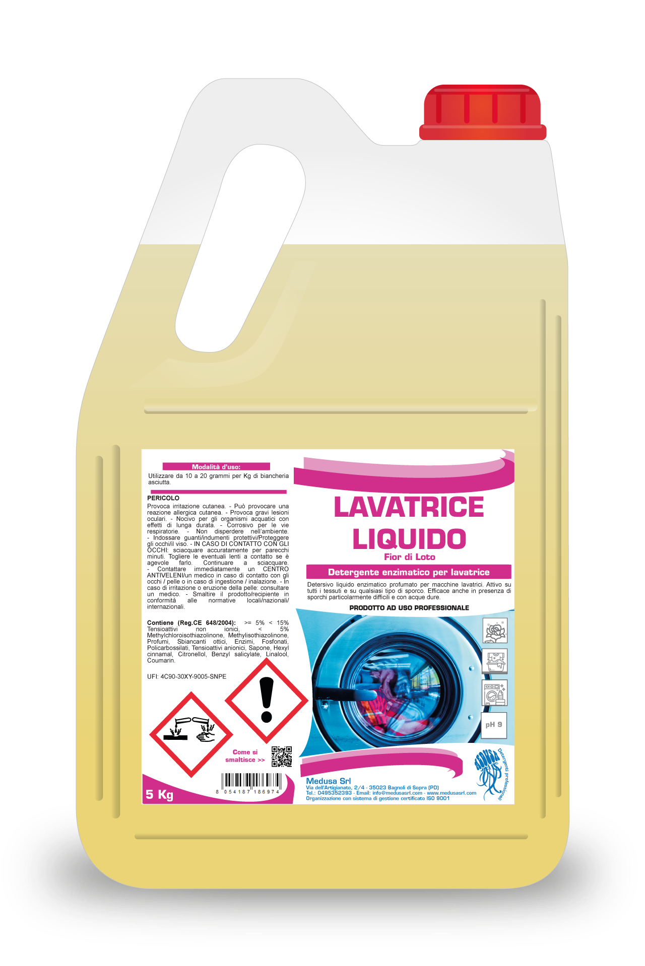 Lavatrice Liquido Fior di Loto - 5 Kg